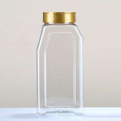 big capacity 800ml 10000ml unique shape containers classy spice bottles with two hole butterfly lid