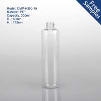 Latest design factory sale 300ml perfume plastic pet bottles,10 oz plastic bottle